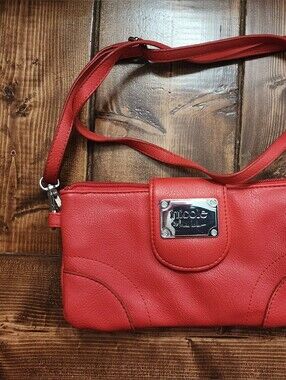 Nicole Red Crossbody Bag-Red